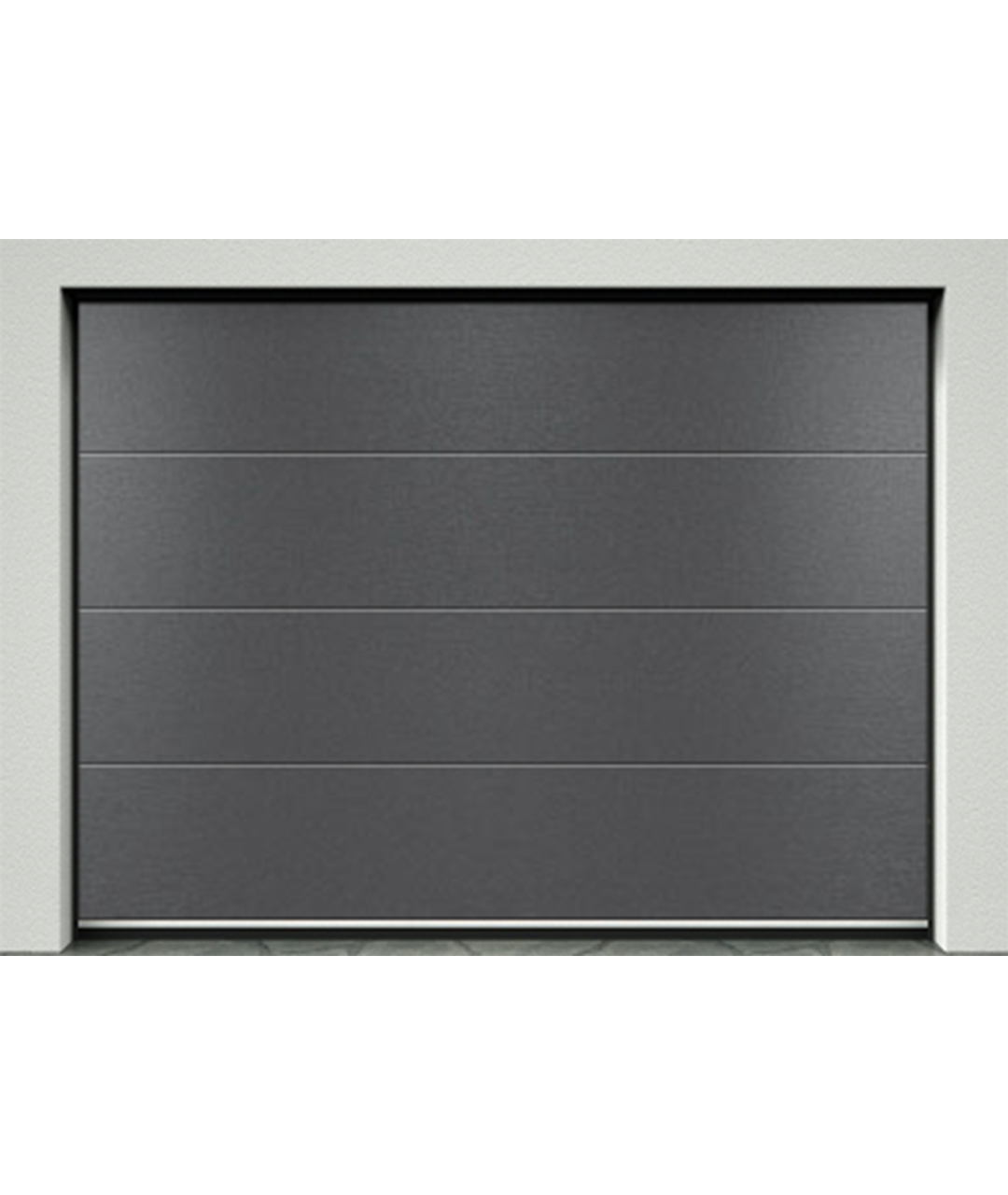 Brama garażowa Grafit metalik