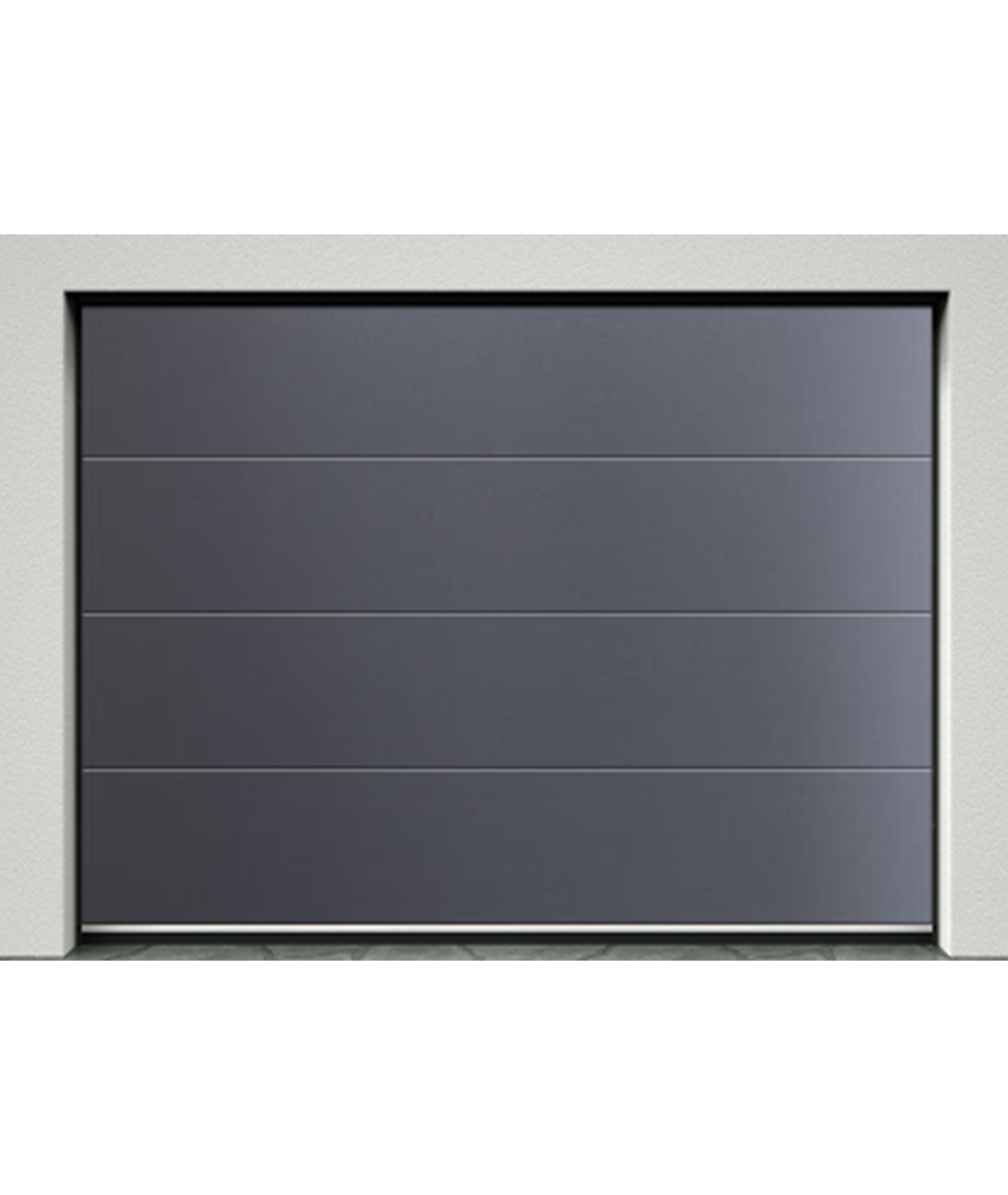 Brama garażowa antracyt struktura