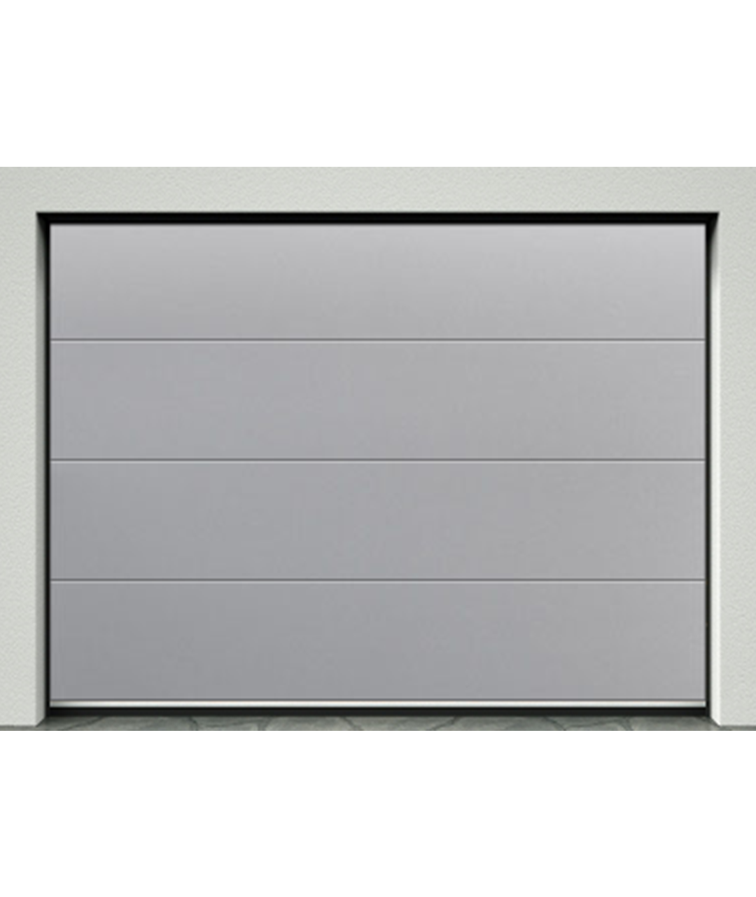 Brama garażowa szary
