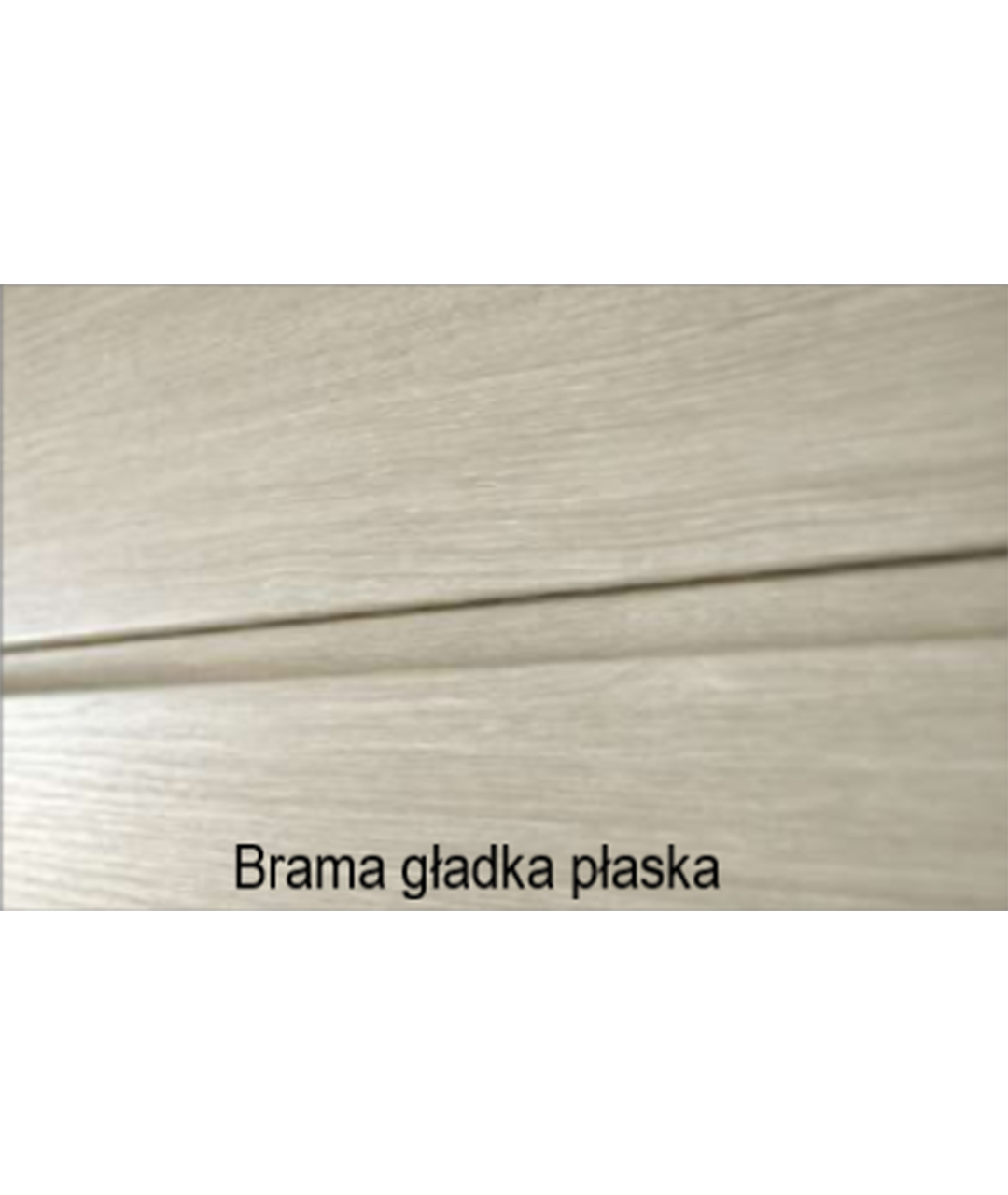 Brama gładka płaska